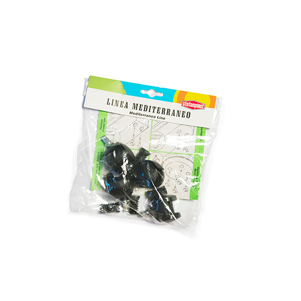 Set 6 pz. ruote per fioriera