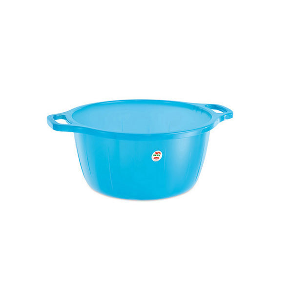 Bacinella bombata in polietilene cm. 35 azzurro
