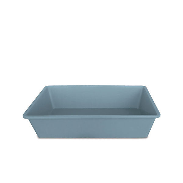 Cat Litter Tray 2 blu acciaio