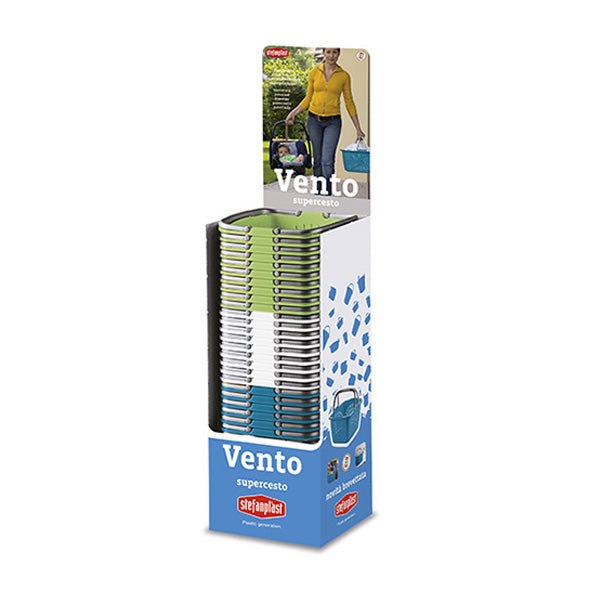 Supercesto VENTO quadrato traf.c/manici - EXPO 30 pz