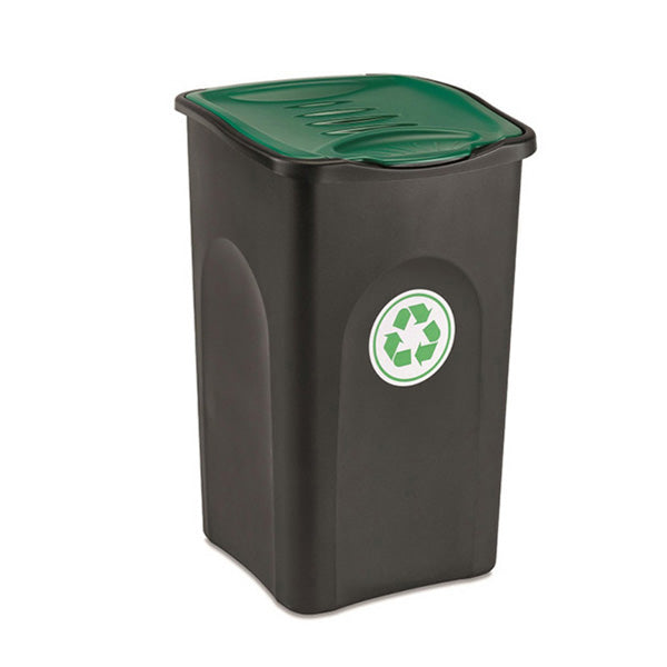 Pattumiera ECOGREEN nero/verde