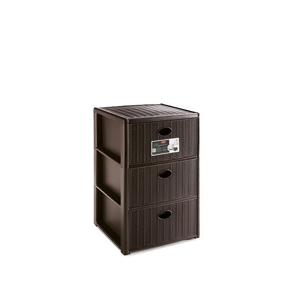 Cassettiera Elegance 3 moka