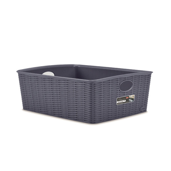 Cestino Elegance L HIGH blu navy