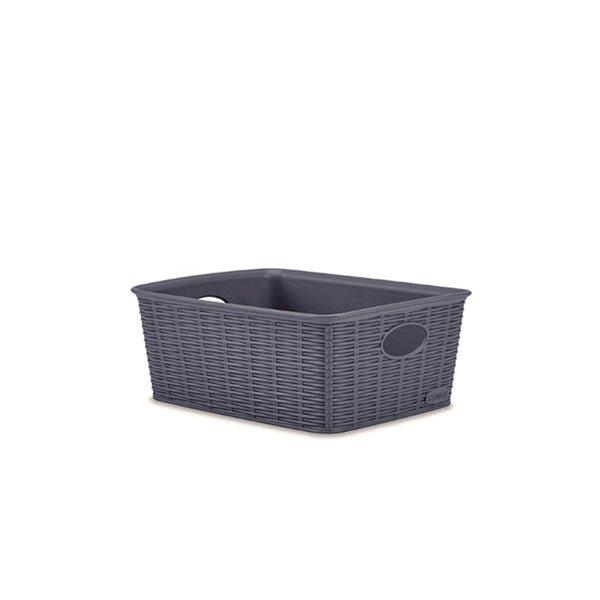 Cestino Elegance M HIGH blu navy