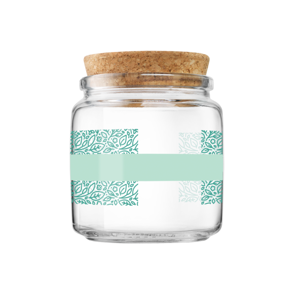 GIARA VASO 0,75 NATURAL.VERDE CT 6 T-SUGHERO