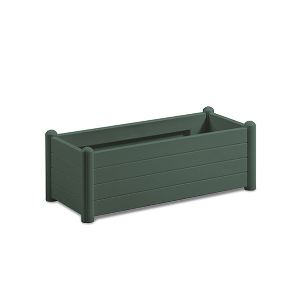 Fioriera rettangolare verde pino
