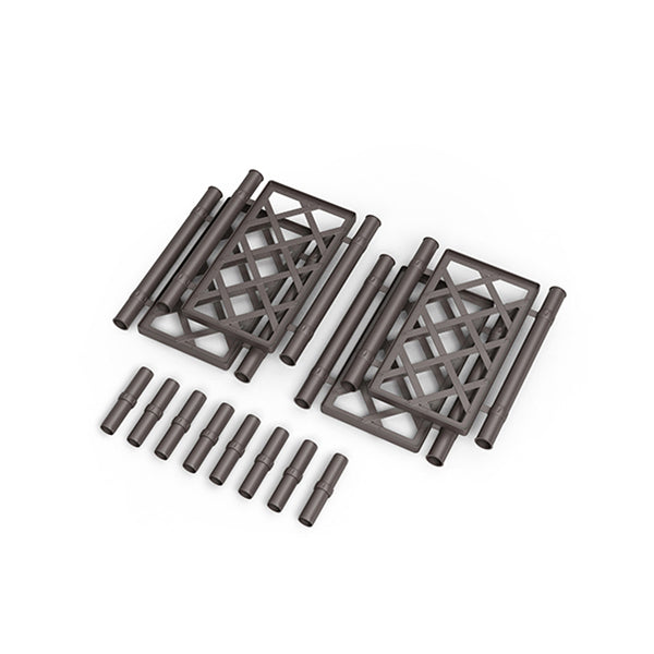 Kit spalliera quadro moka (4 griglie+8 giunti)