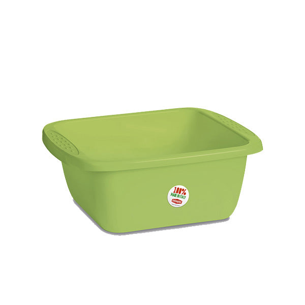 Bacinella rettangolare L. Primavera cm.40 verde