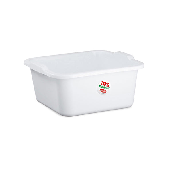 Bacinella quadra Linea 2 cm 30 bianco