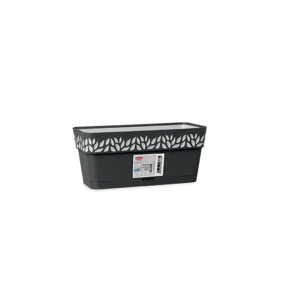 Balconetta Cloe c/riserva d'acqua cm.30 grafite/grigio luce