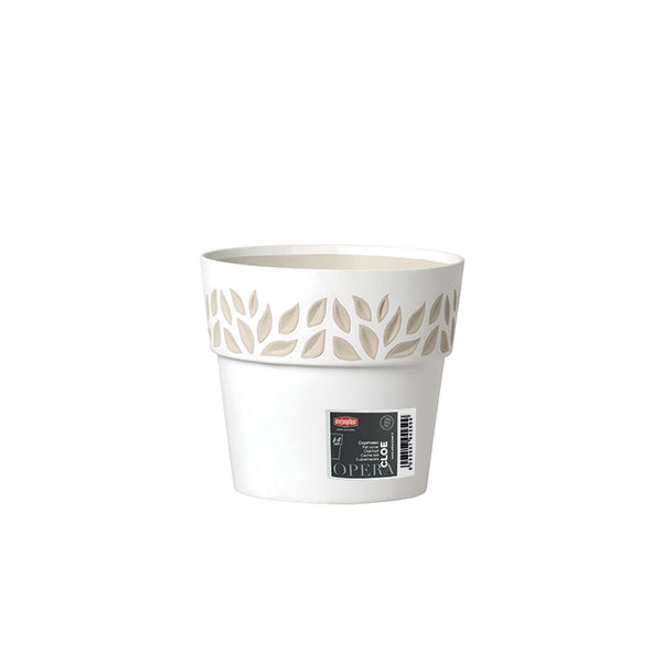 Coprivaso Cloe ø 20 bianco/travertino