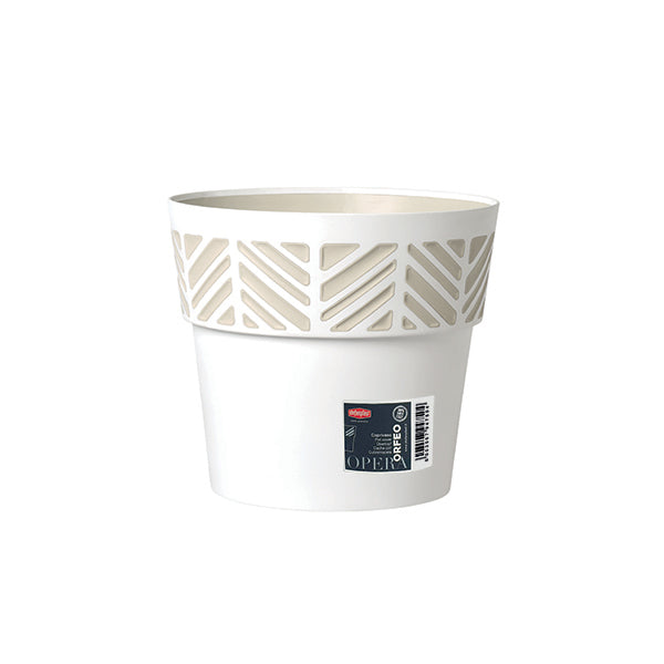 Coprivaso Orfeo ø 25 bianco/travertino