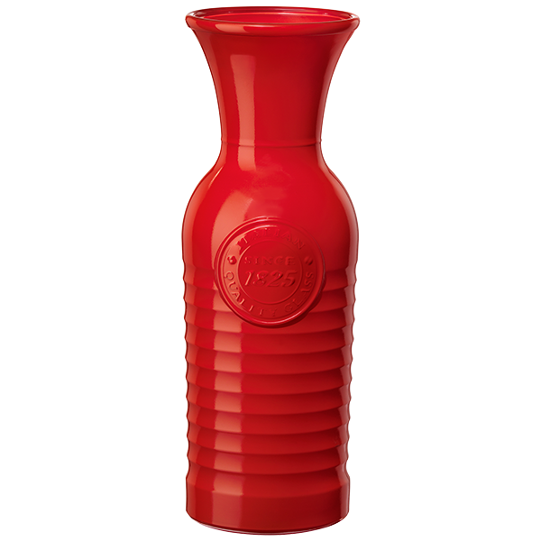 OFFICINA 1825 CARAFFA 1L CE BRIGHT RED CT 6 N16B - Luxe Home