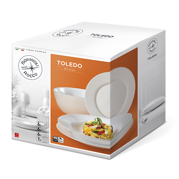 TOLEDO SET 19 PZ S 1 K NG16 - Luxe Home