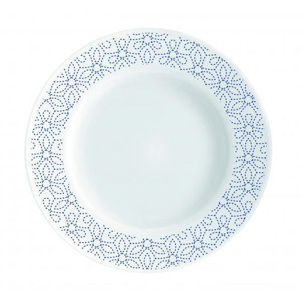 TOLEDO P.TO FONDO 23 RICAMO BLU F 6/CT 24 N16B