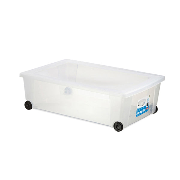 Roll box scatola multiuso con ruote trasparente