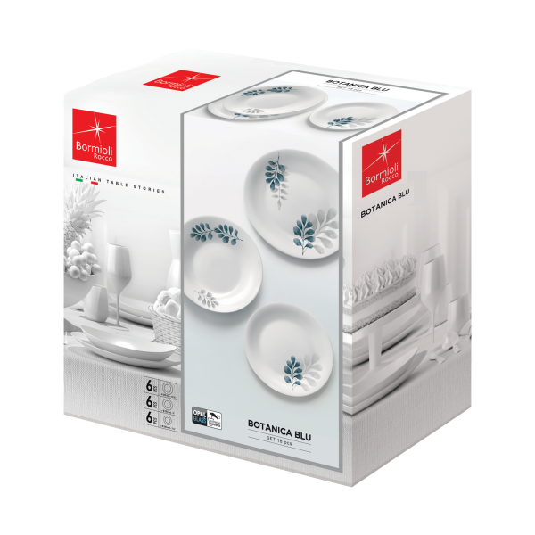White Moon Set 18 pcs Botanica Blu S 1 K NG16B