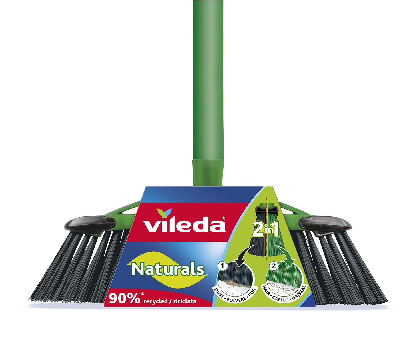 SCOPA 2in1 NATURALS CON MANICO