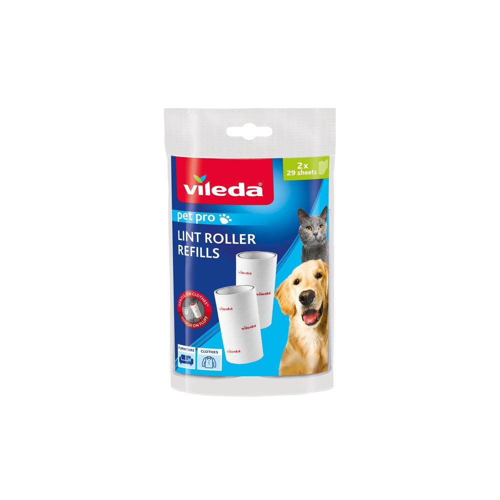 PET PRO SPAZZOLA ADESIVA LINT ROLLER RICAMBIO 2X29 F - Luxe Home