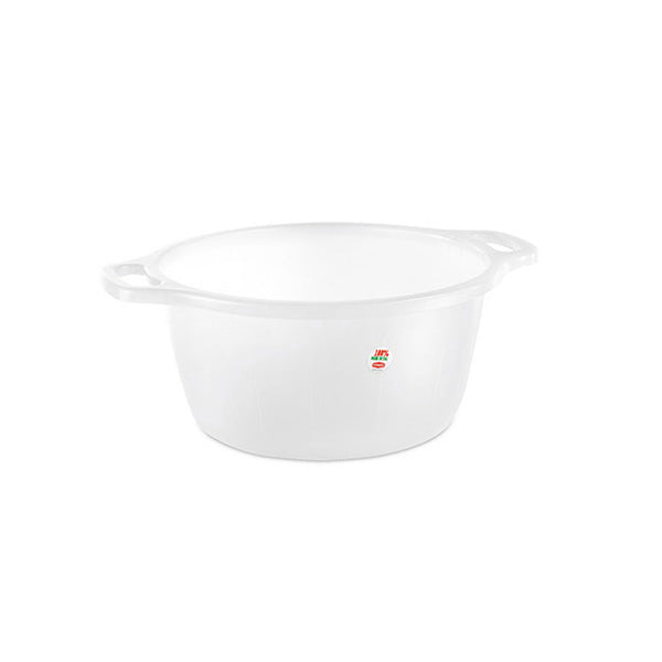 Bacinella bombata in polietilene cm. 40 neutro