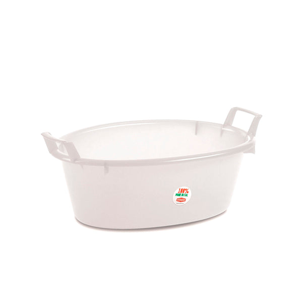 Bacinella ovale in polietilene D.45 neutro