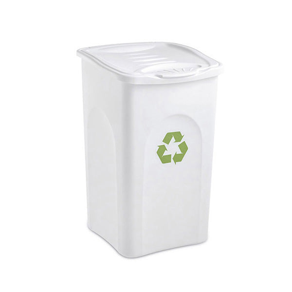 Pattumiera BE-GREEN bianco