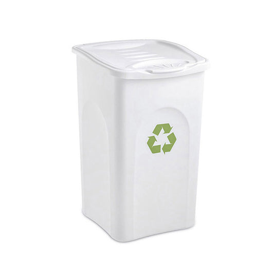 Pattumiera BE-GREEN bianco