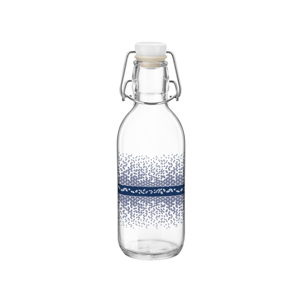 EMILIA BOTTIGLIA 0,5 L  GLAM BLUE  CT 12 T-BCO - Luxe Home