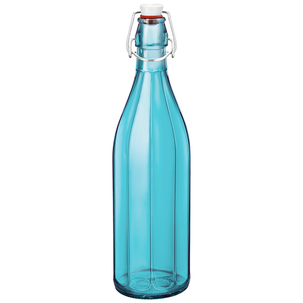 OXFORD BOTTIGLIA 1,0 L  AZZURRO  CT 6 T/BIANCO