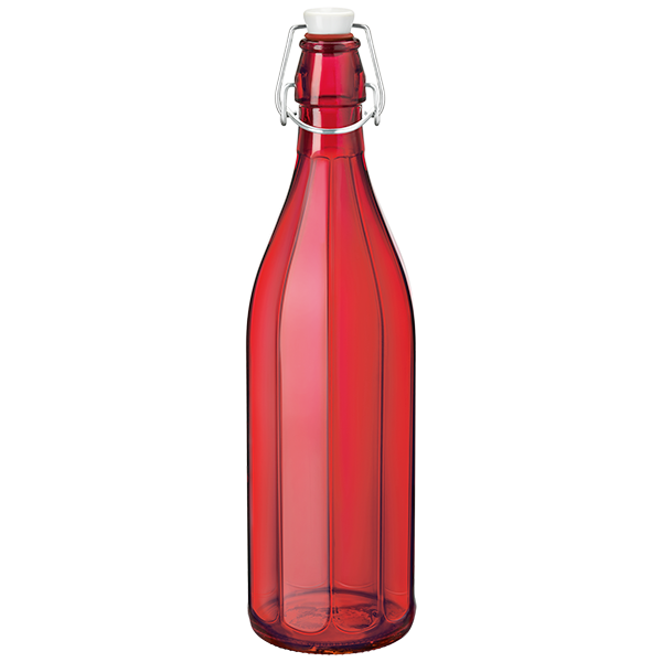 OXFORD BOTTIGLIA 1,0 L  ROSSO  CT 6 T/BIANCO - Luxe Home