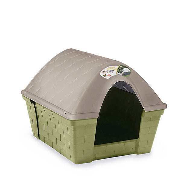 Casa Felice Grande tetto tortora chiaro/base verde pastello