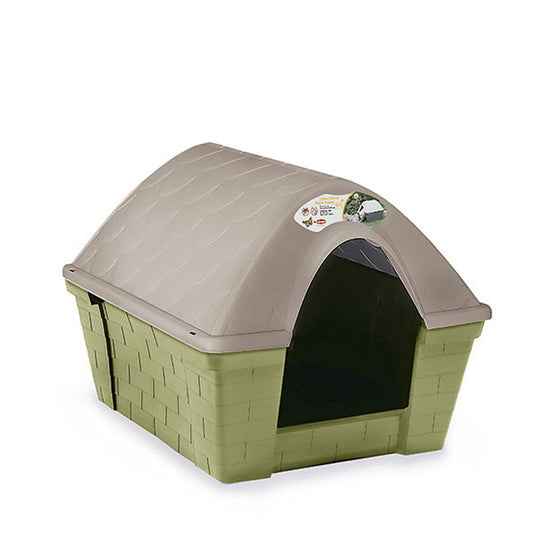 Casa Felice Grande tetto tortora chiaro/base verde pastello