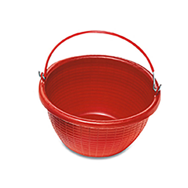 Cesta tonda lt 20 con manico in ferro