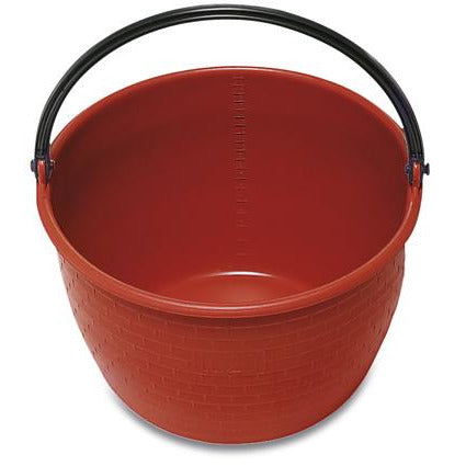 Cesta tonda lt 20 con manico in plastica - Luxe Home