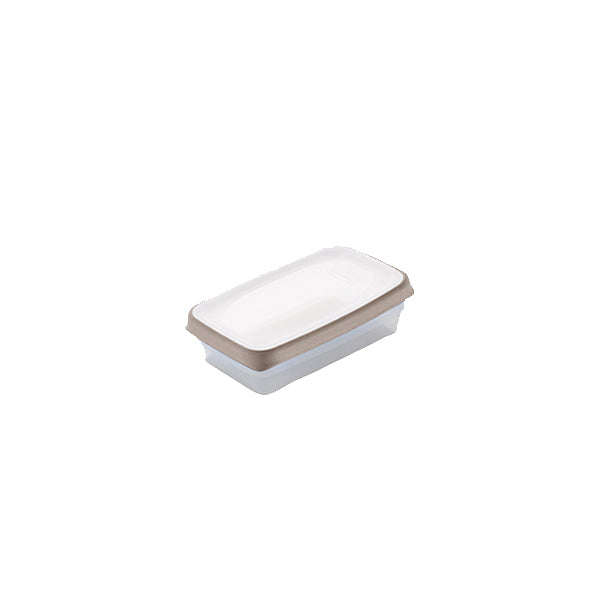Contenitore frigo "Ciao Fresco" lt.04 bianco/tortora chiaro - Luxe Home