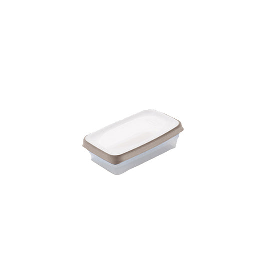 Contenitore frigo "Ciao Fresco" lt.04 bianco/tortora chiaro - Luxe Home