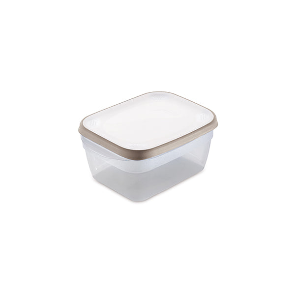 Contenitore frigo "Ciao Fresco" lt.1,8 bianco/tortora chiaro - Luxe Home