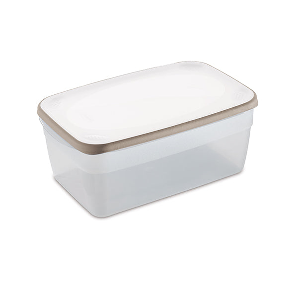 Contenitore frigo "Ciao Fresco" lt.5,4 bianco/tortora chiaro