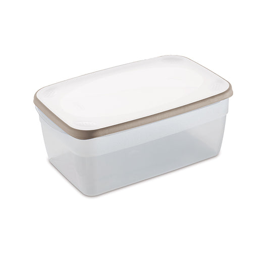 Contenitore frigo "Ciao Fresco" lt.5,4 bianco/tortora chiaro
