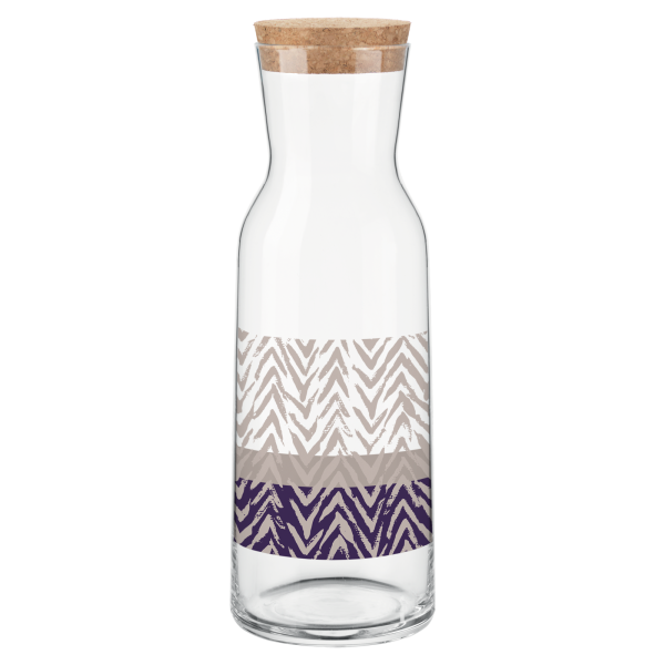 AQUARIA CARAFFA 1,1 L  MANOL.TRAMA VIO  CT 6 T-SUGHERO - Luxe Home