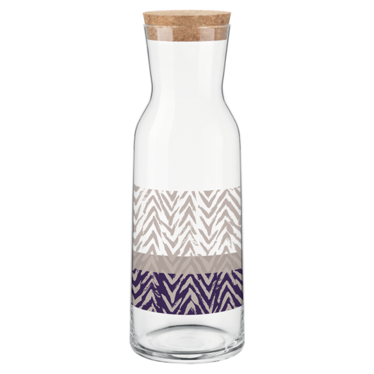 AQUARIA CARAFFA 1,1 L  MANOL.TRAMA VIO  CT 6 T-SUGHERO - Luxe Home