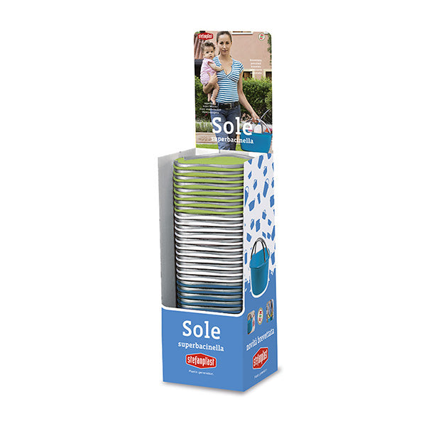 Superbacinella SOLE rotonda c/manici - EXPO 30 pz - Luxe Home