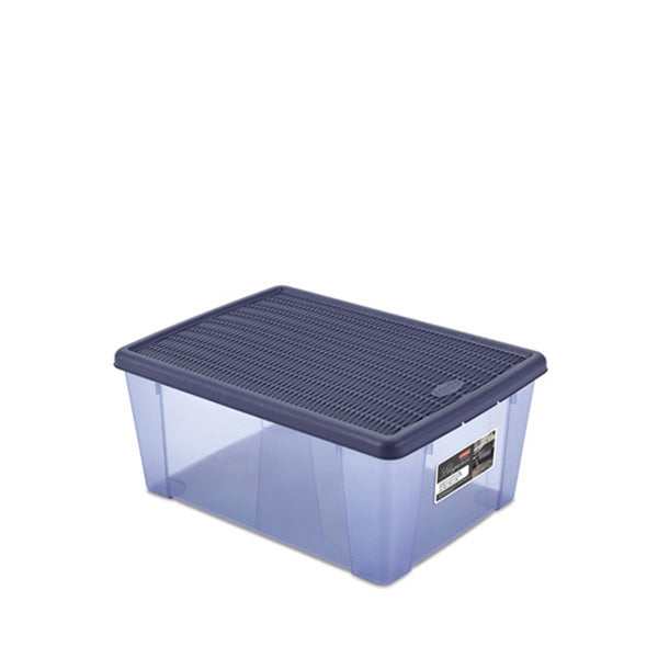 Scatola Elegance BOX multiuso XL navy/blu navy trasparente