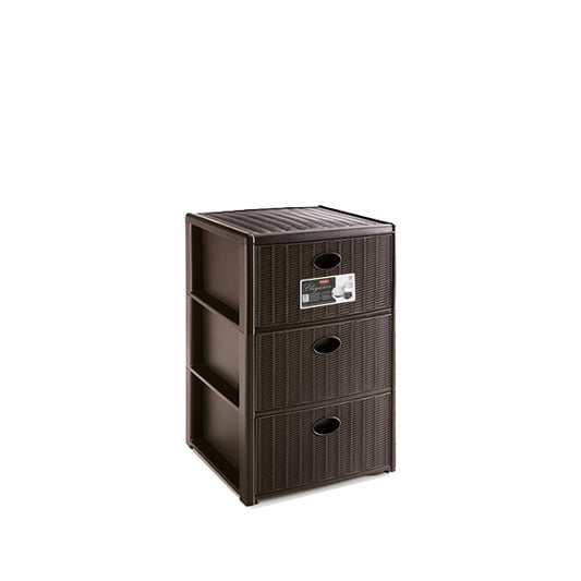 Cassettiera Elegance  3 moka