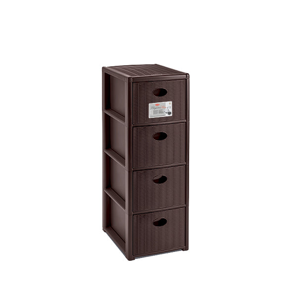 Cassettiera Elegance  4  Slim  moka