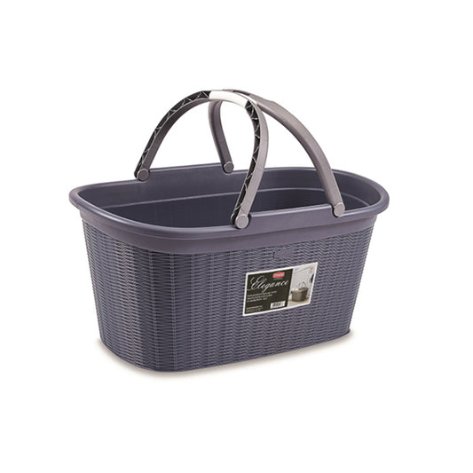 Cesta Elegance c/manici 8 pz blu navy