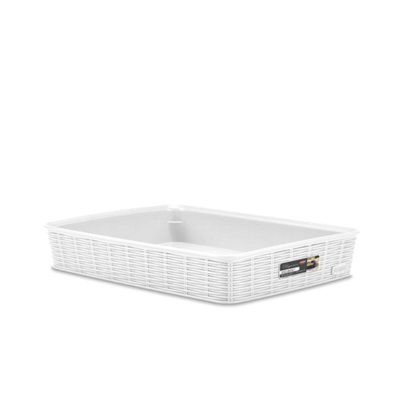 Cestino Elegance L bianco