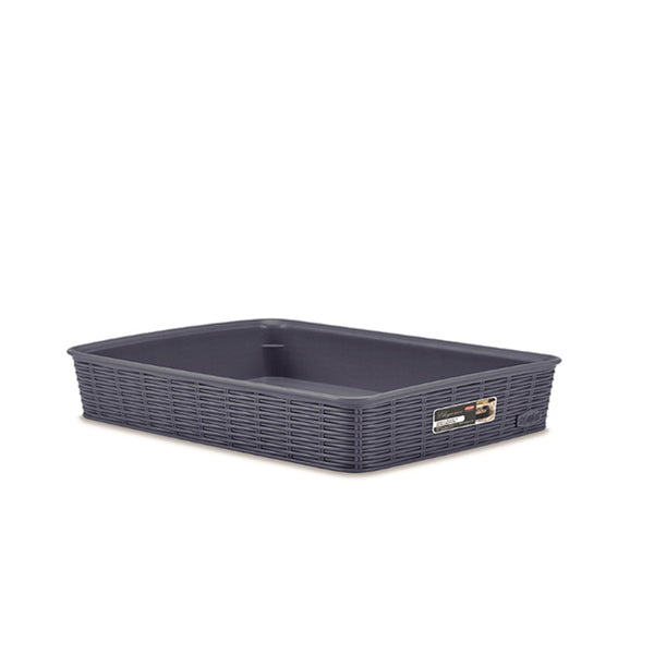Cestino Elegance L blu navy