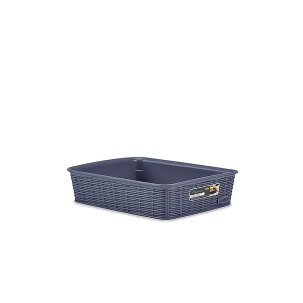 Cestino Elegance M blu navy