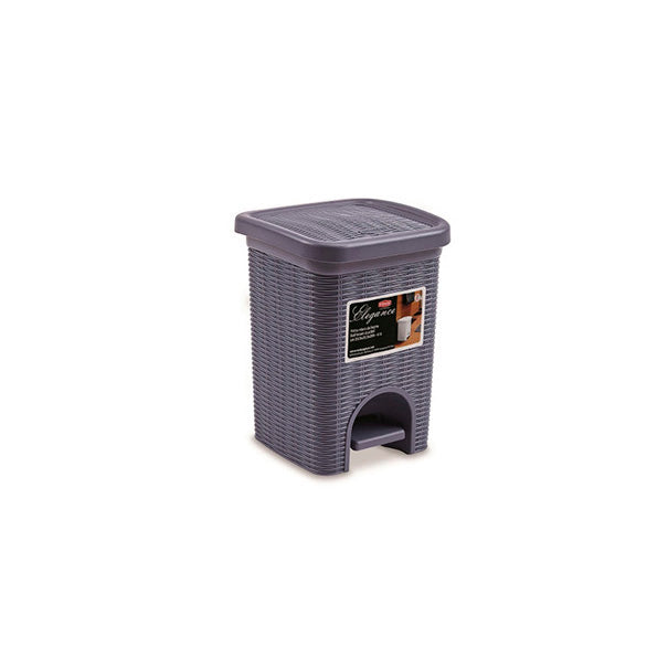 Pattumiera da bagno Elegance blu navy